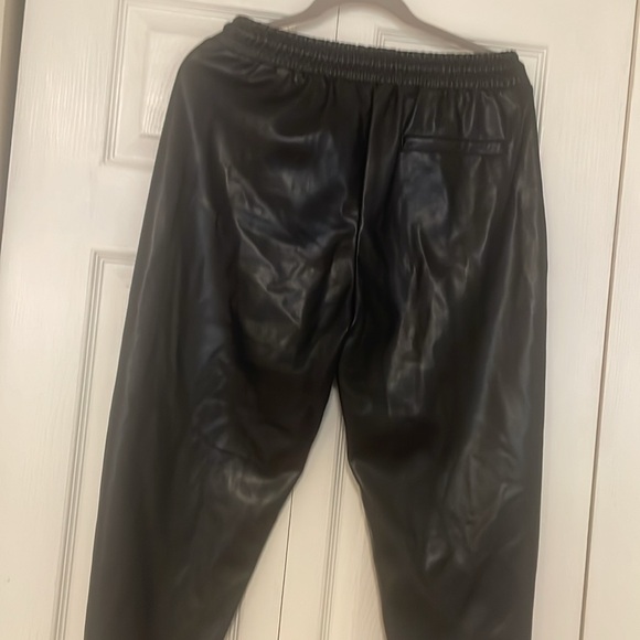 BAGATELLE COLLECTION Black Faux Leather High Waist. Size Medium. Used once - Picture 9 of 9